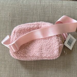 Pink Fuzzy Fanny bag. NWT
